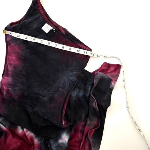 Fashion Nova Dress Medium Asymmetrical BodyCon Tie Dye Boho Soft Grunge Gothic - Picture 4 of 12